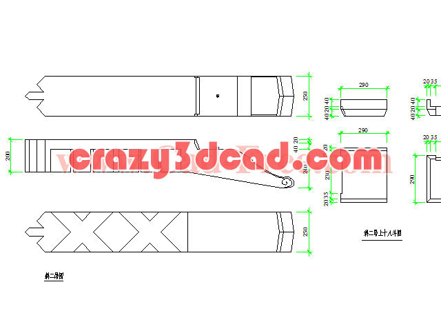 Ancient architectural column cad blocks